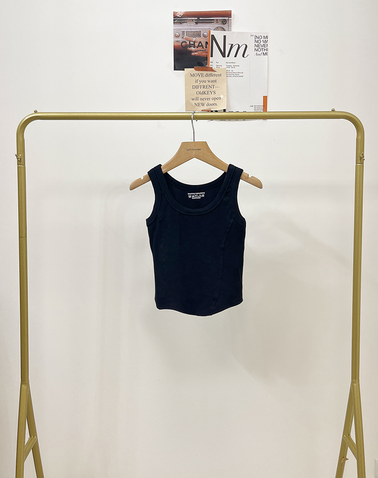 MORANDI COLOR STRIPED TANK TOP