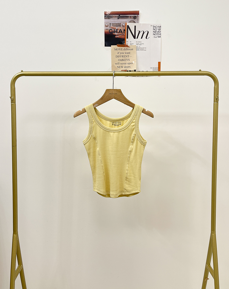MORANDI COLOR STRIPED TANK TOP