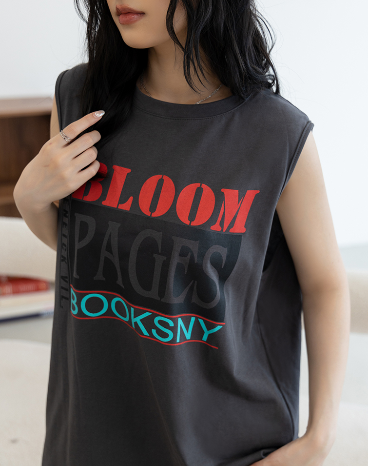 GRAFFITI LETTERING STREET STYLE TANK TOP