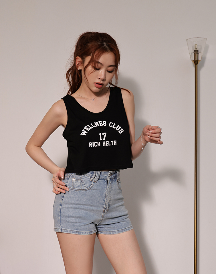 EDGY LETTER PRINT VEST
