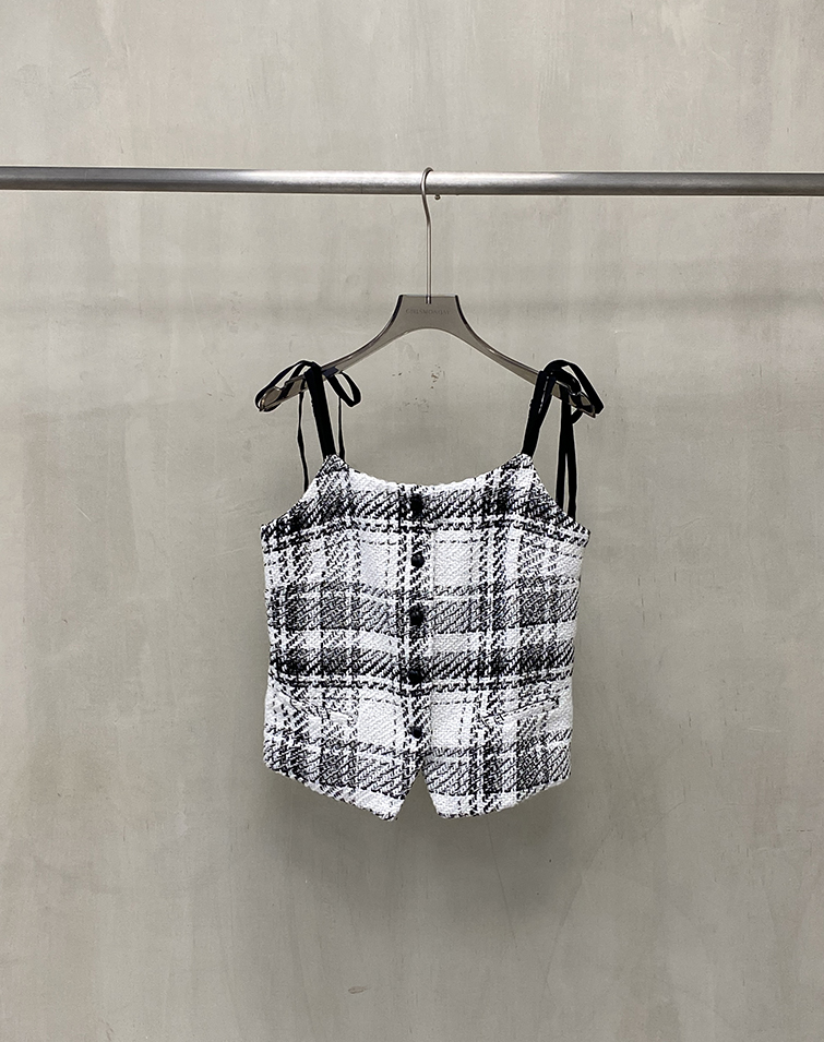 ELEGANT TWEED CAMISOLE