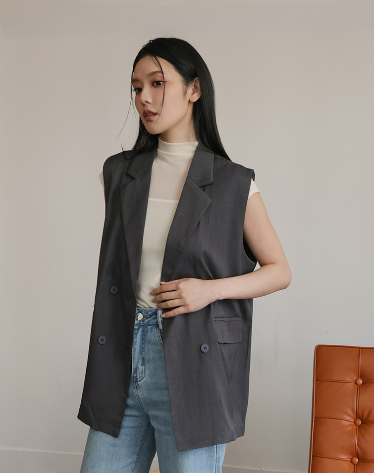 CITY-CHIC BLAZER VEST