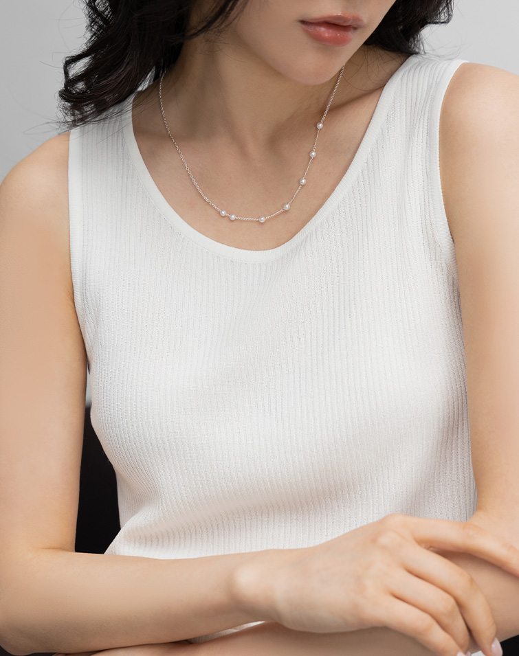 AIRY RIBBED ROUND-NECK TANK