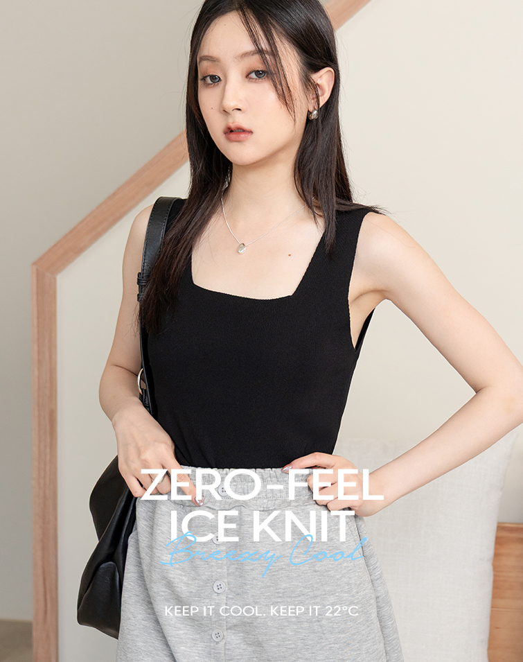 COOLING SQUARE-NECK TANK