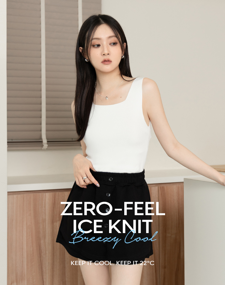 COOLING SQUARE-NECK TANK