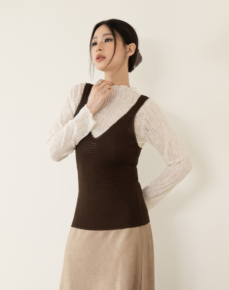 EARLY-AUTUMN CROCHET TANK