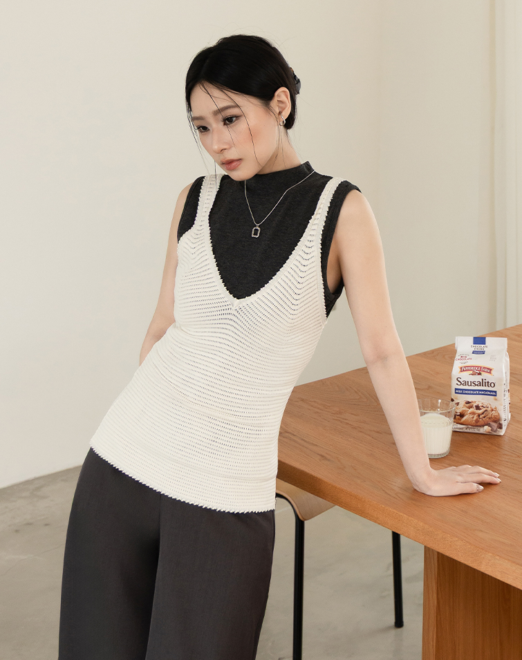EARLY-AUTUMN CROCHET TANK