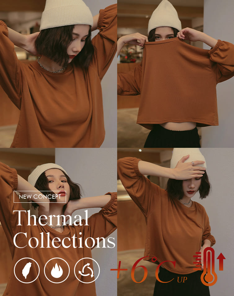 MIT CINCHED CUFF THERMAL TOP