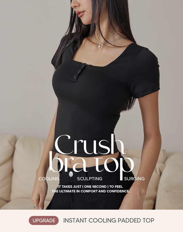 PUSH UP! SCULPTING SQUARE NECK PADDED TOP