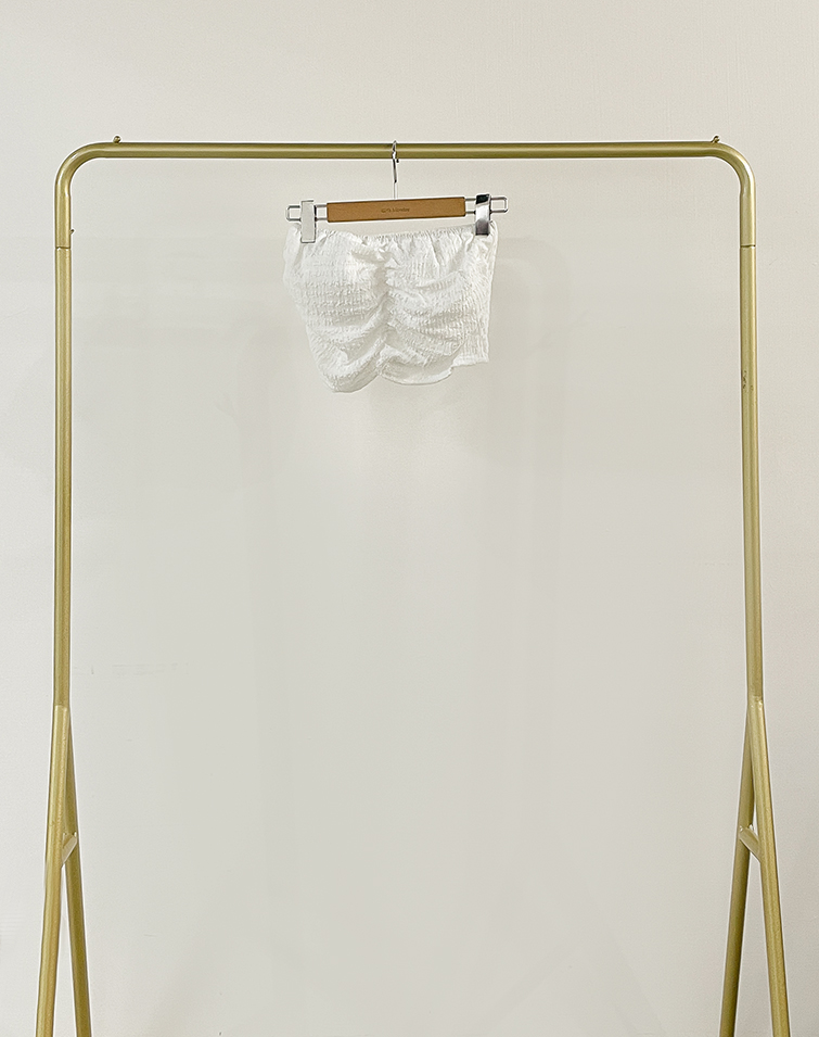 ELEGANT RUCHED STRAPLESS BRA TOP