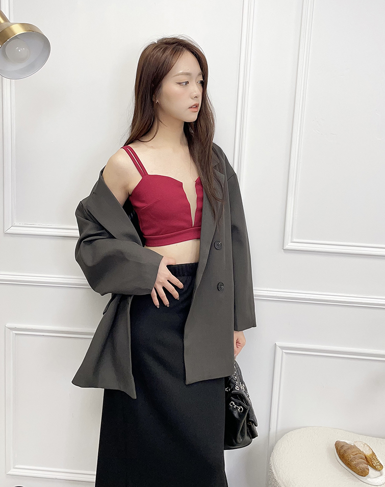 TEXTURED SHEER BRA TOP