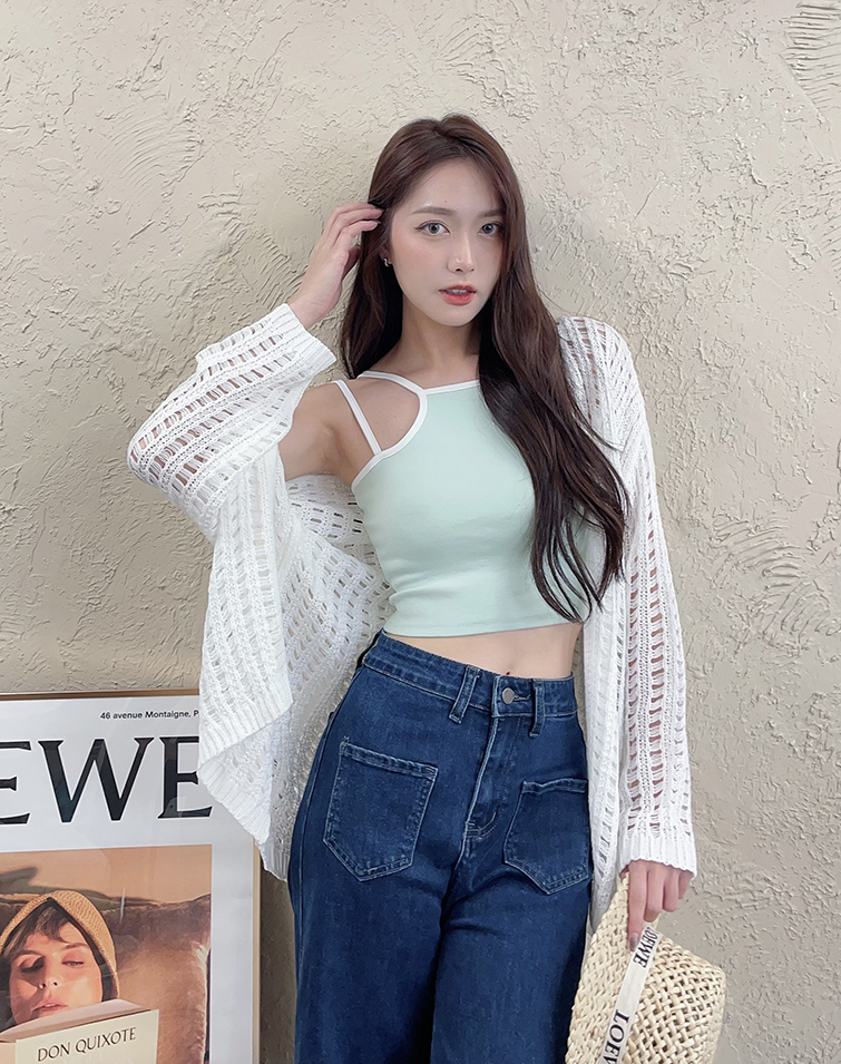 VIBRANT COLOR-BLOCK BACKLESS BRA TOP