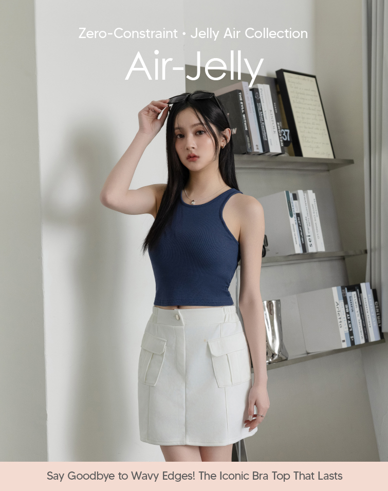 NO-RESTRICTION JALLY CUT-SHOULDER BRA TOP