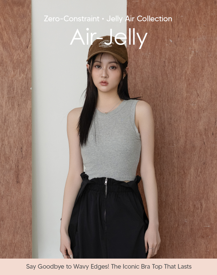 NO-RESTRICTION JELLY TANK BRA TOP