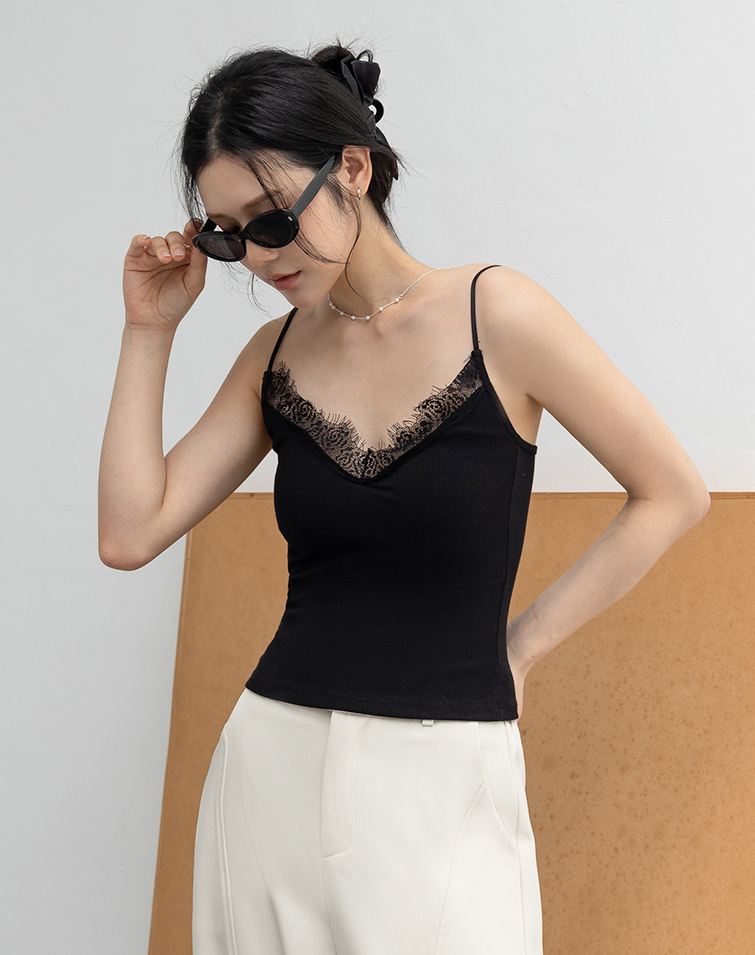 FRENCH EYELASH LACE STRAP BRA TO