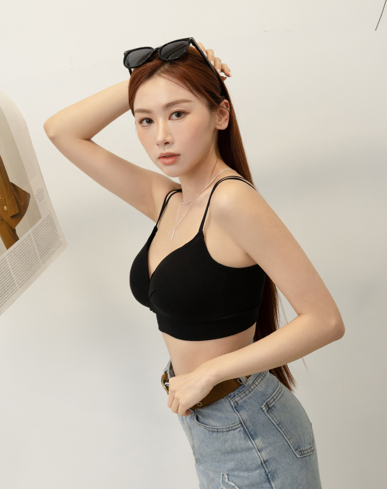 SUMMER SHAPING PADDED BRA TOP