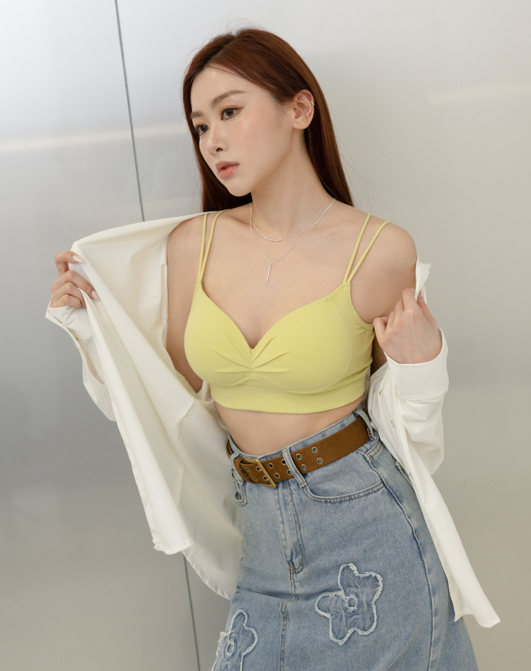 SUMMER SHAPING PADDED BRA TOP