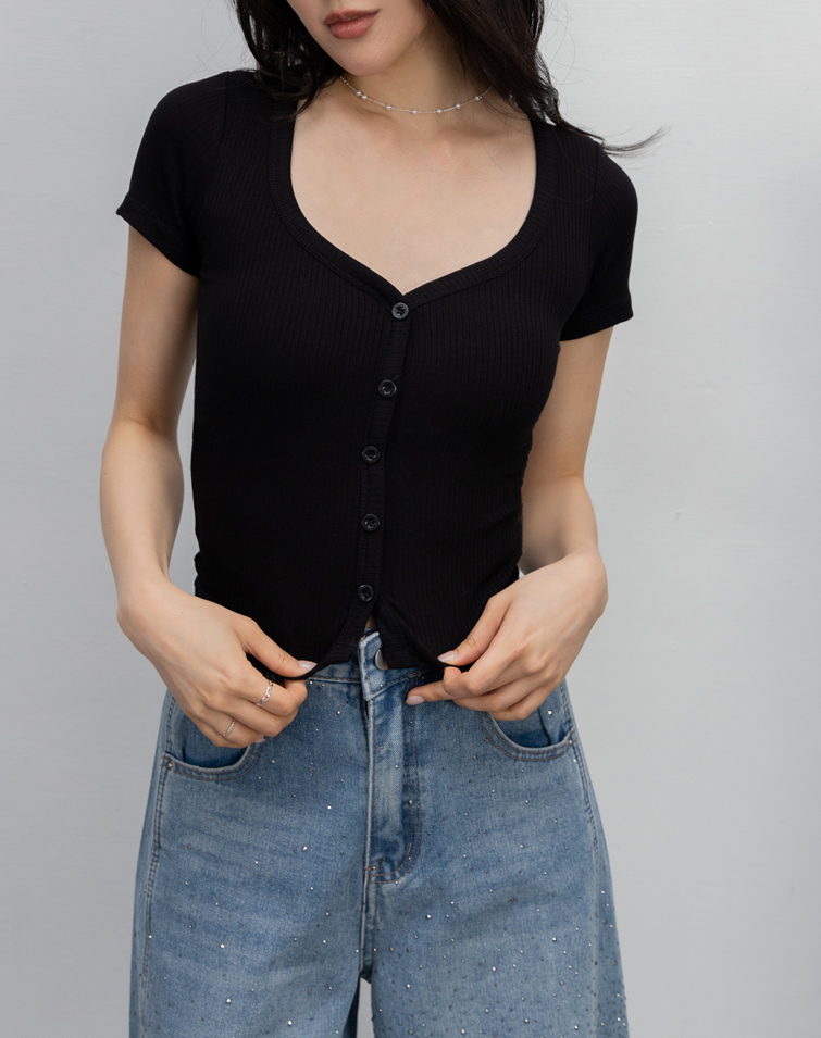 SOFT RIBBED BRA TOP