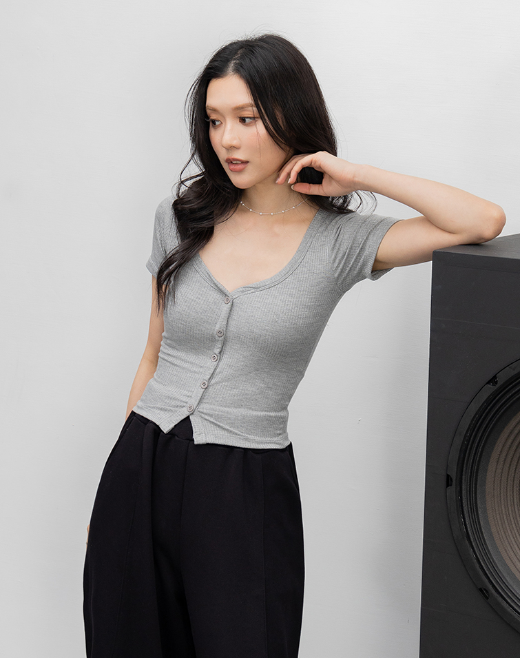 SOFT RIBBED BRA TOP