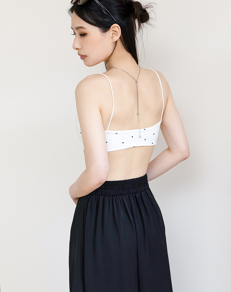 LACE DOT CAMI BRA TOP