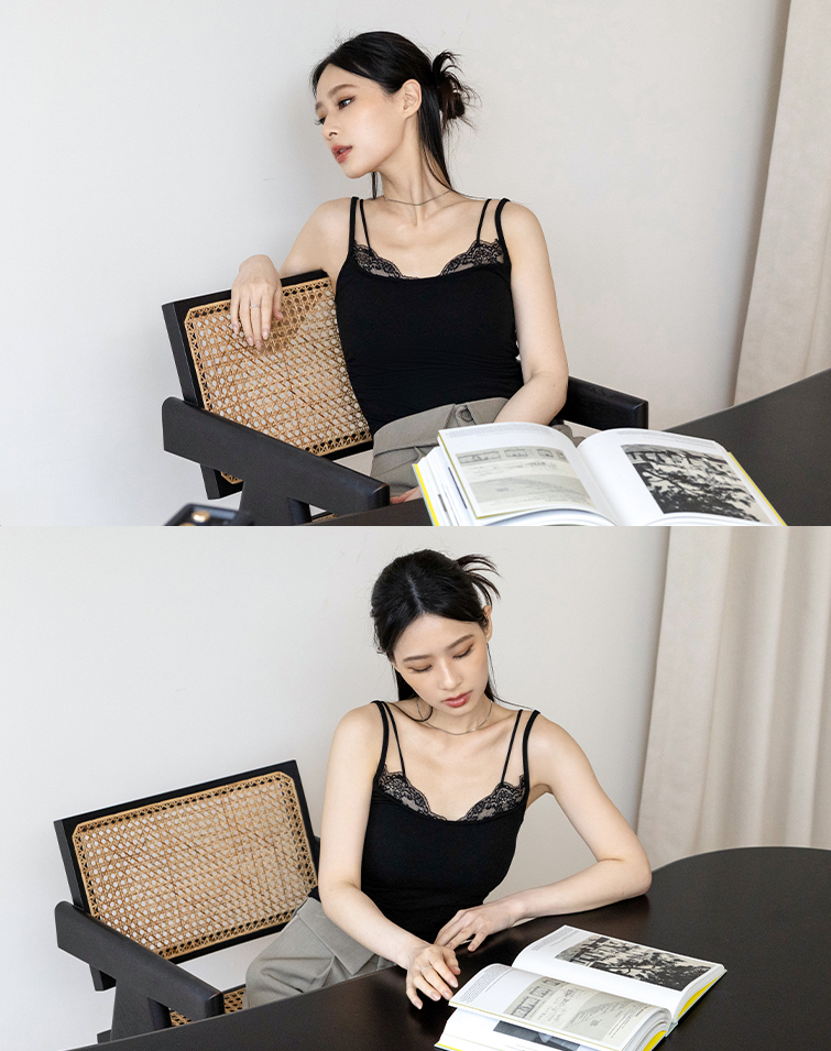 LACE MILK RUFFLED BRA TOP
