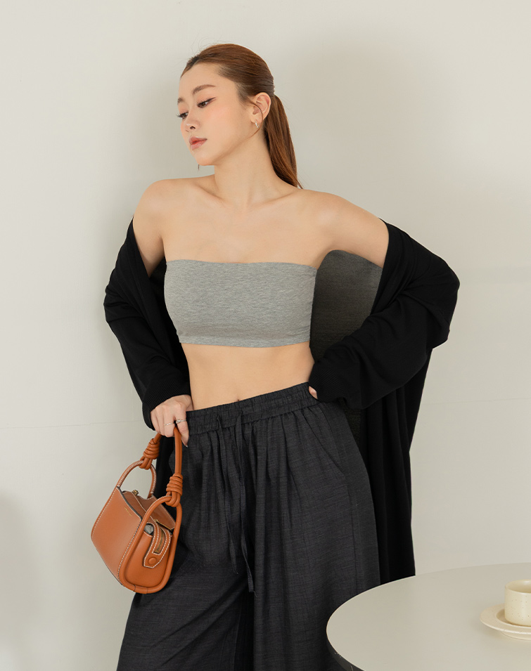 STRETCH BANDEAU BRA TOP