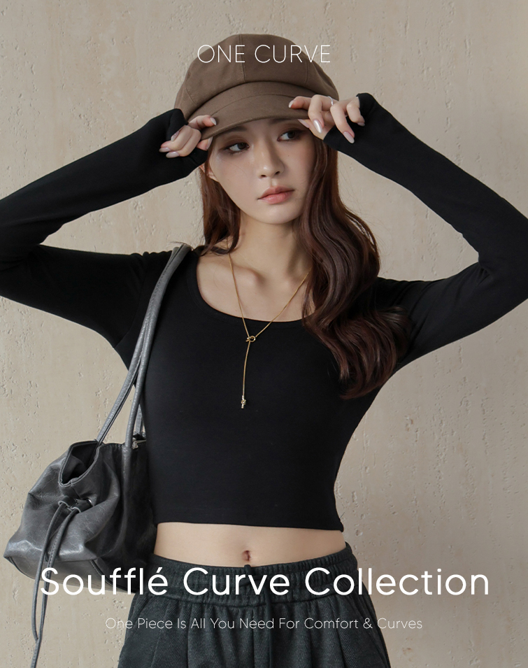 SOUFFLE SQUARE-NECK BRA TOP
