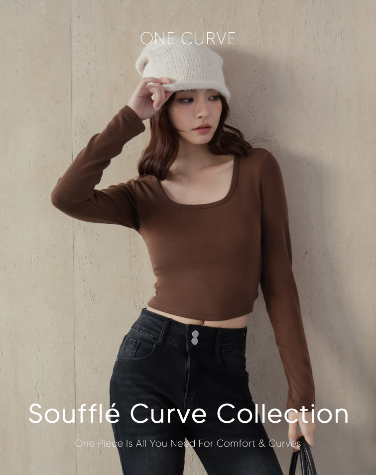 SOUFFLE SQUARE-NECK BRA TOP