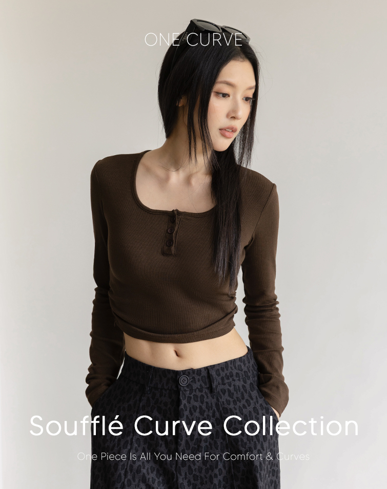SOUFFLE BUTTONED BRA TOP