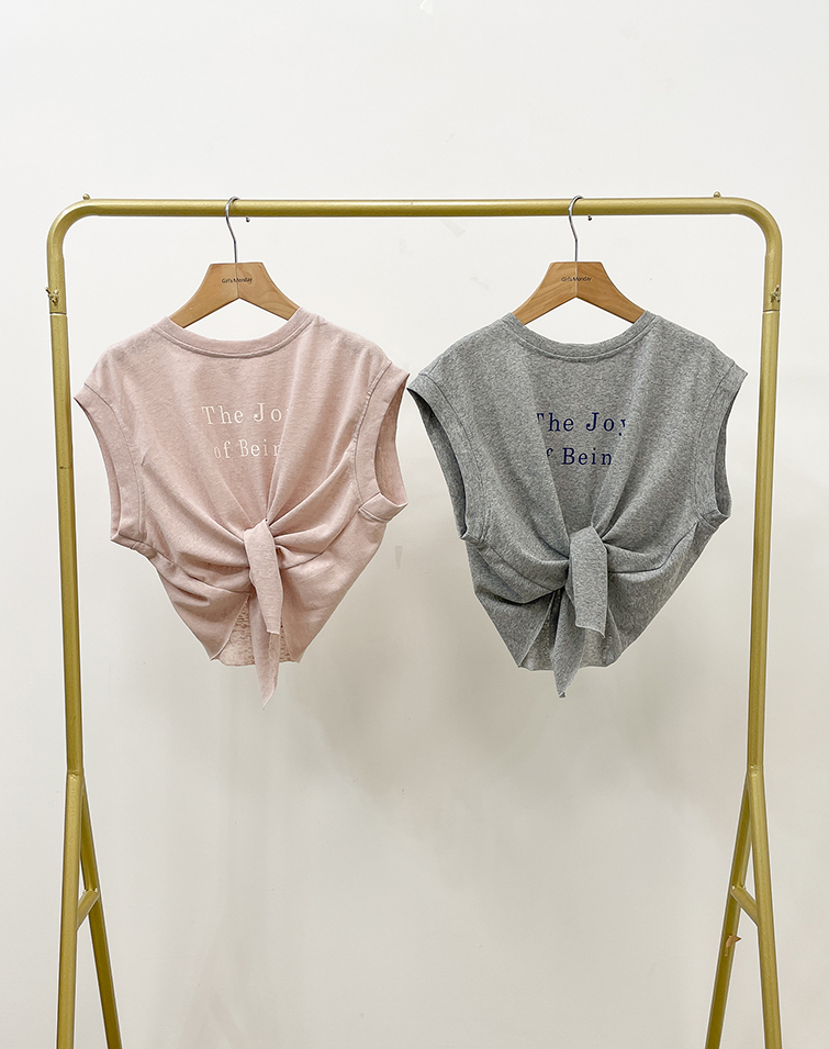 COLOR-BLOCKED ENGLISH LETTERS LACE T-SHIRT