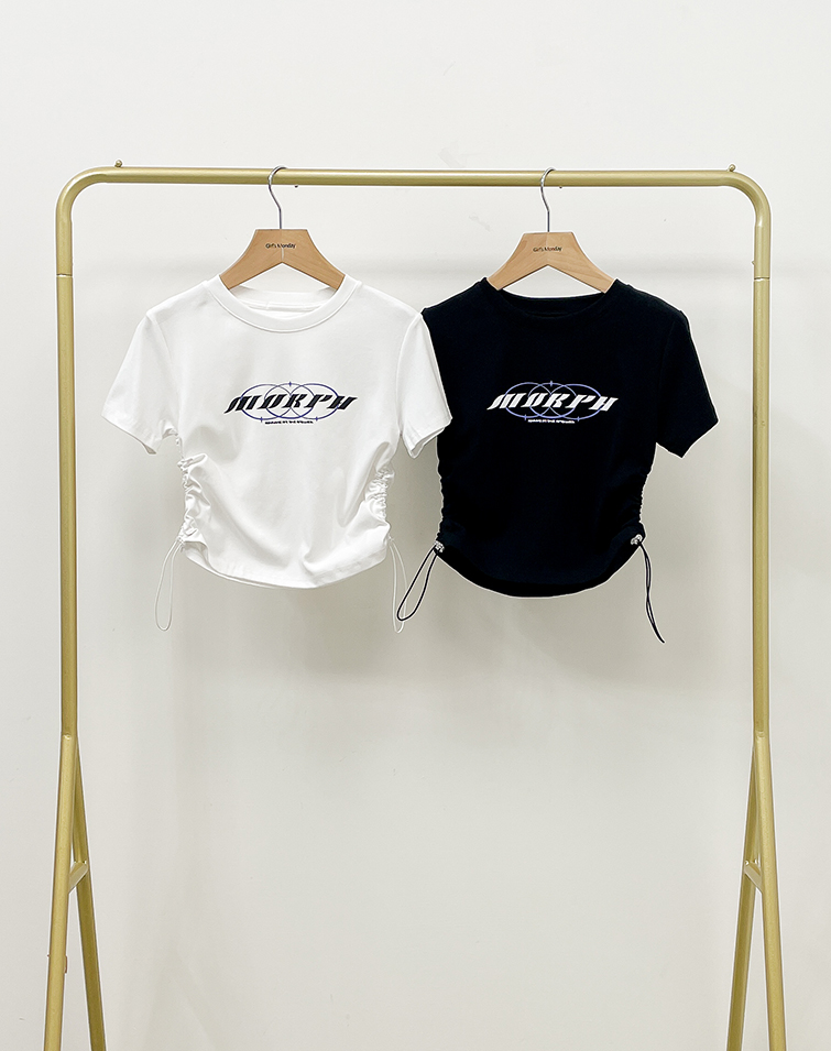 FUTURISTIC LETTER PRINT T-SHIRT