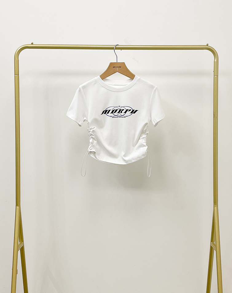 FUTURISTIC LETTER PRINT T-SHIRT