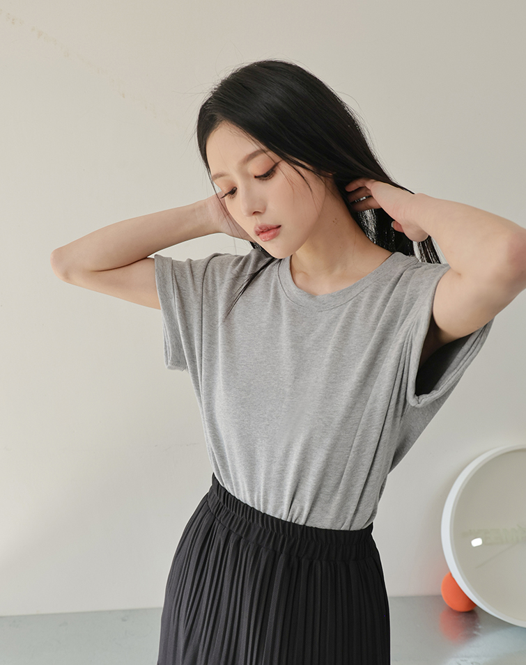 ULTRA-STRETCH SLUB COTTON T-SHIRT