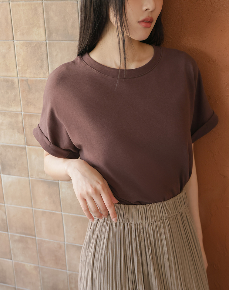 ULTRA-STRETCH SLUB COTTON T-SHIRT