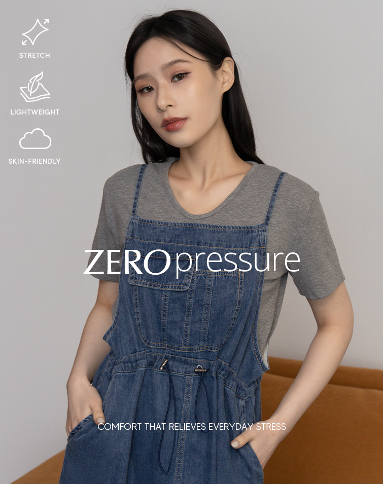 SOFT-FEEL V-NECK TEE