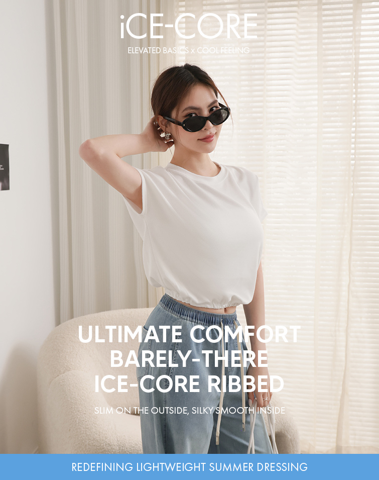 MIT CREW RIB T-SHIRT