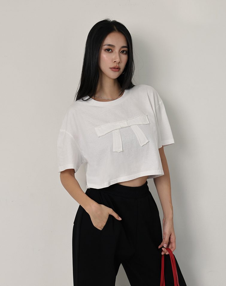 BOW GRAPHIC OVERSIZE TEE