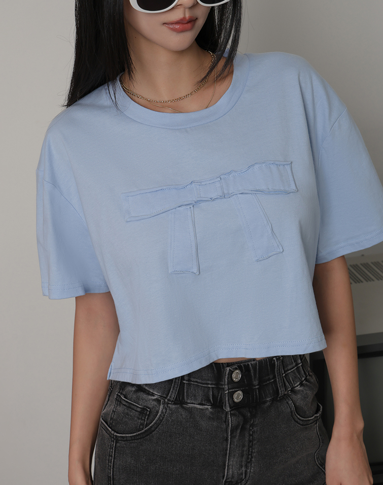 BOW GRAPHIC OVERSIZE TEE