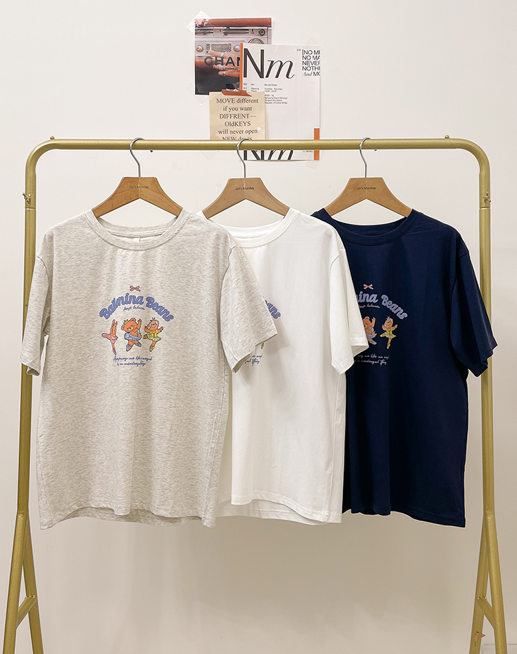 BALLET BEAR GRAPHIC T-SHIRT
