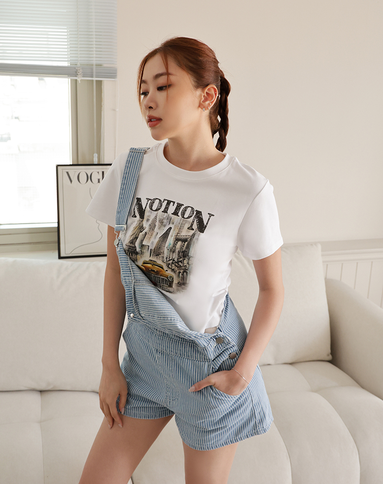 VINTAGE CLASSIC CAR PRINT T-SHIRT