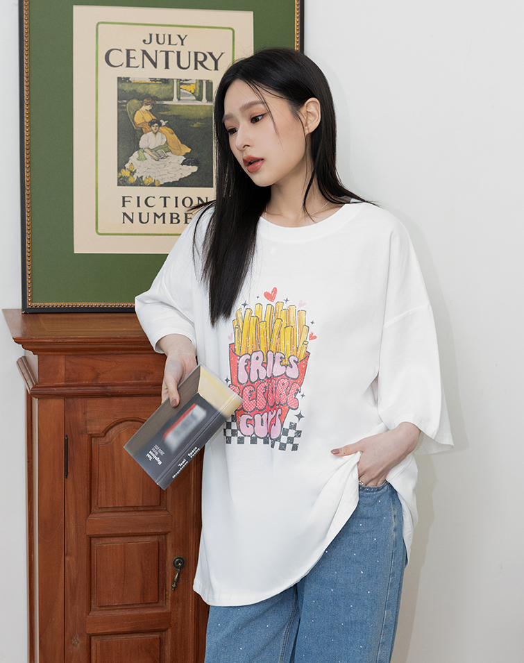 FUN FRIES GRAPHIC T-SHIRT