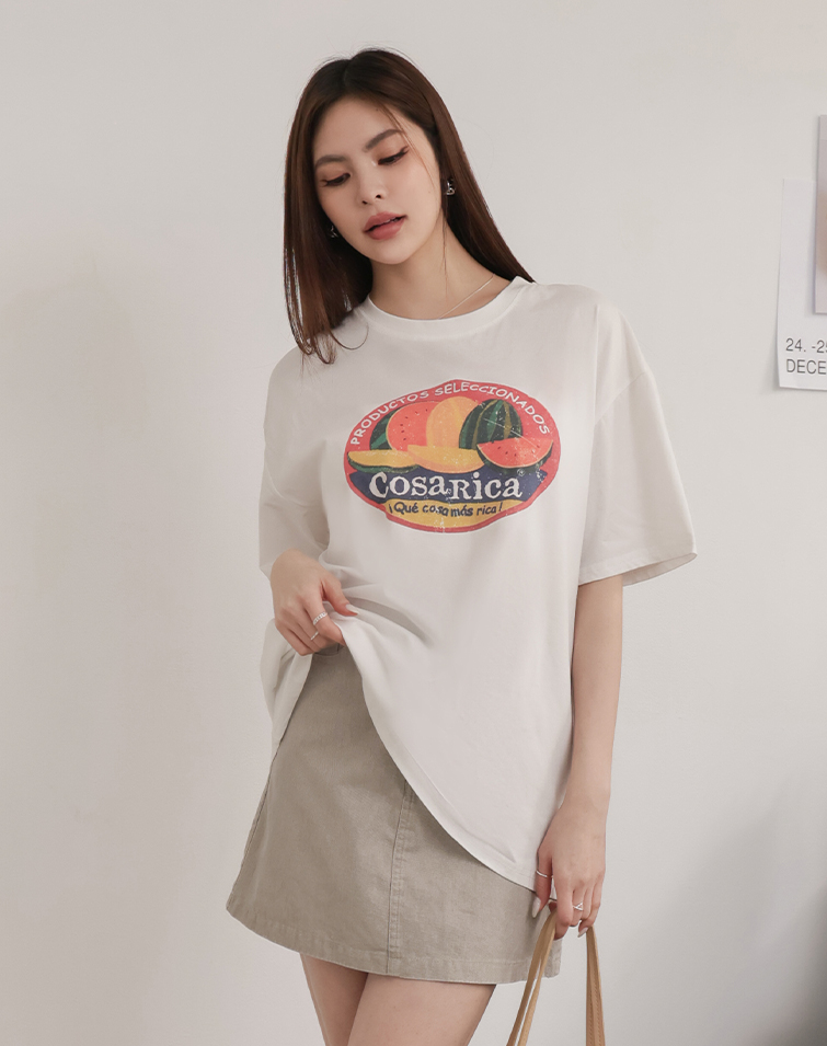VINTAGE TROPICAL FRUIT T-SHIRT