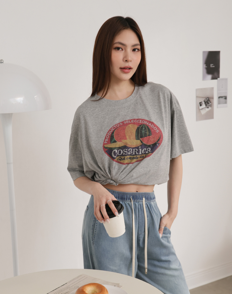 VINTAGE TROPICAL FRUIT T-SHIRT