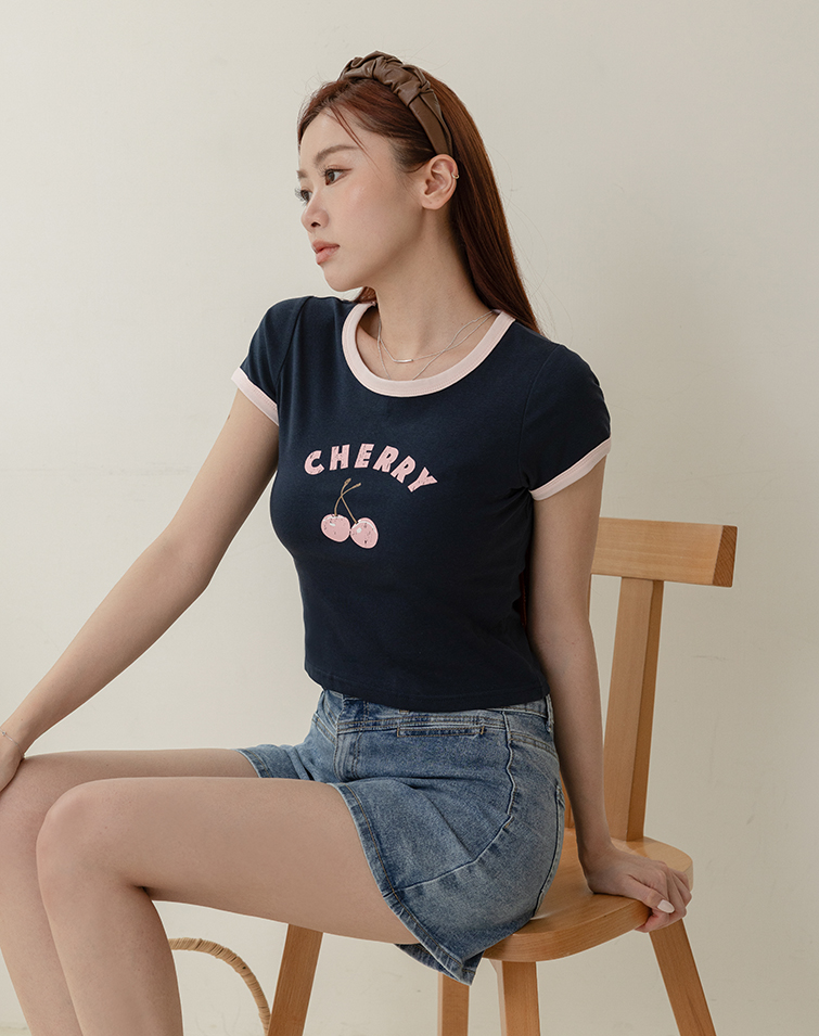 CHERRY SWEET COTTON T-SHIRT