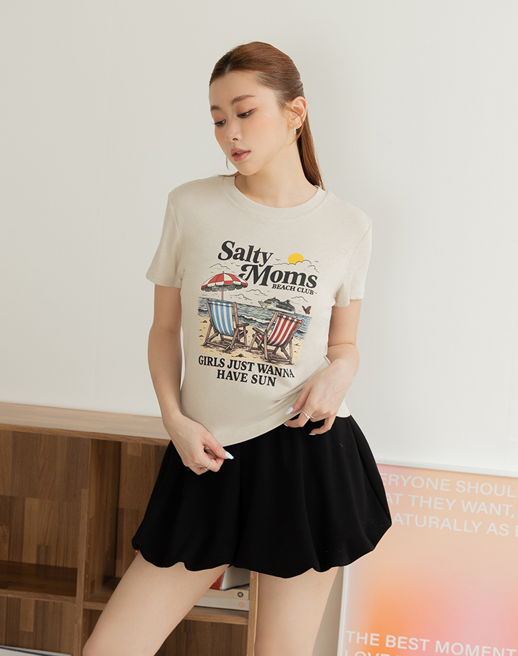BEACH GRAPHIC TEE