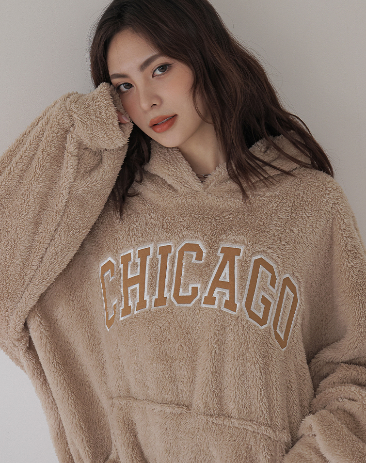 CHICAGO SOFT AND FLUFFY HOODIE