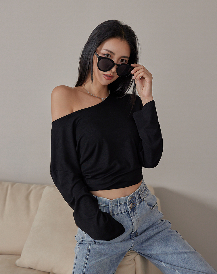 BASIC OVERSIZED SOFT LONG SLEEVES TEE