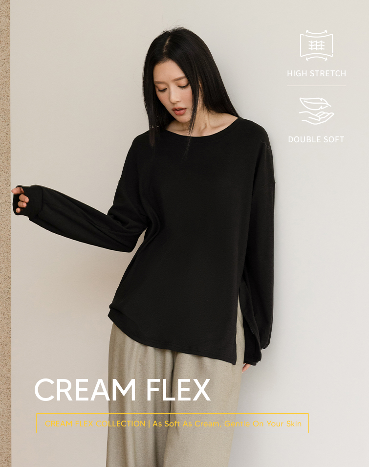 MIT HIGH-STRETCH OVERSIZED TEE