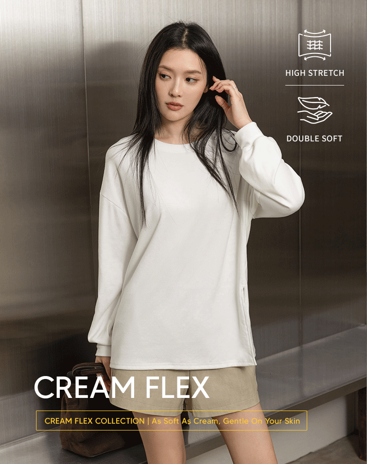 MIT HIGH-STRETCH OVERSIZED TEE