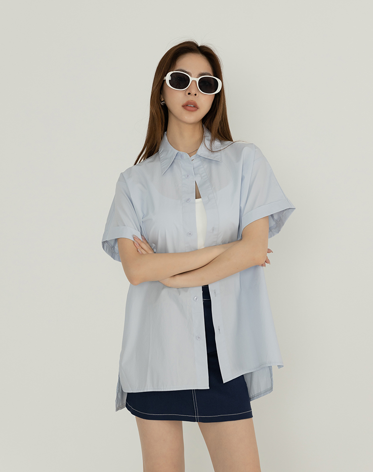 MINIMAL BUTTON DOWN BASIC SHIRT